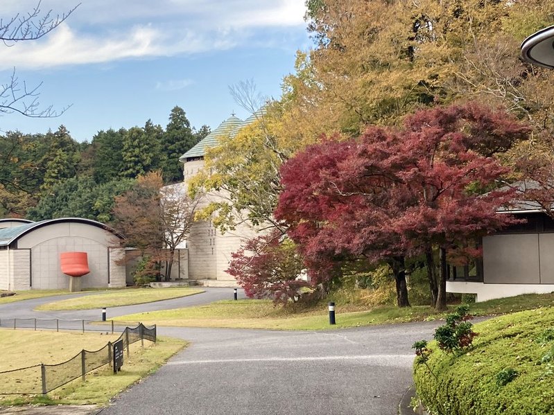 川村記念美術館の紅葉　2025年現在