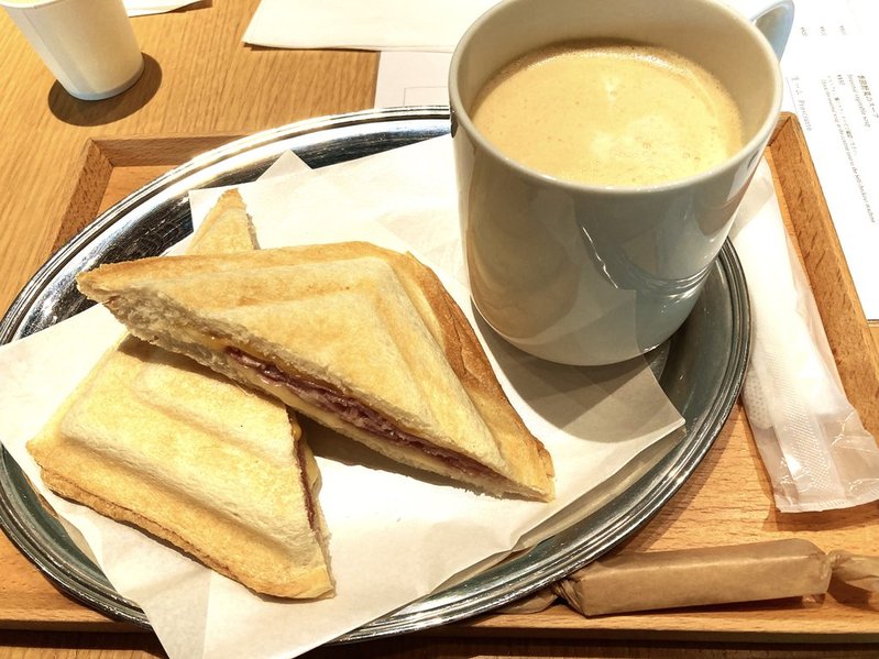 鎌倉文華館　鶴岡ミュージアム カフェ　ホットサンド（2025年）