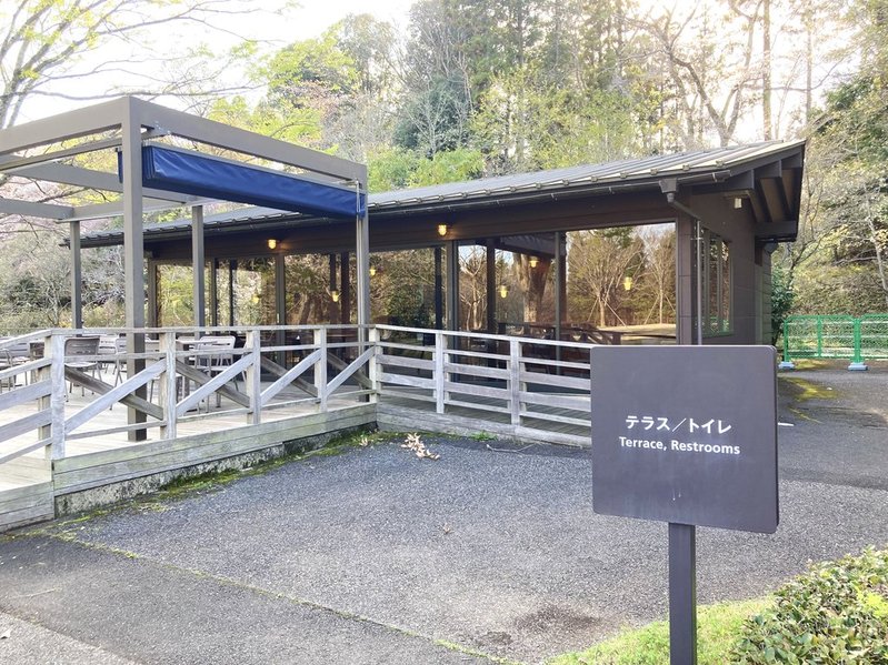 元DIC川村記念美術館のテラス　写真　2026年