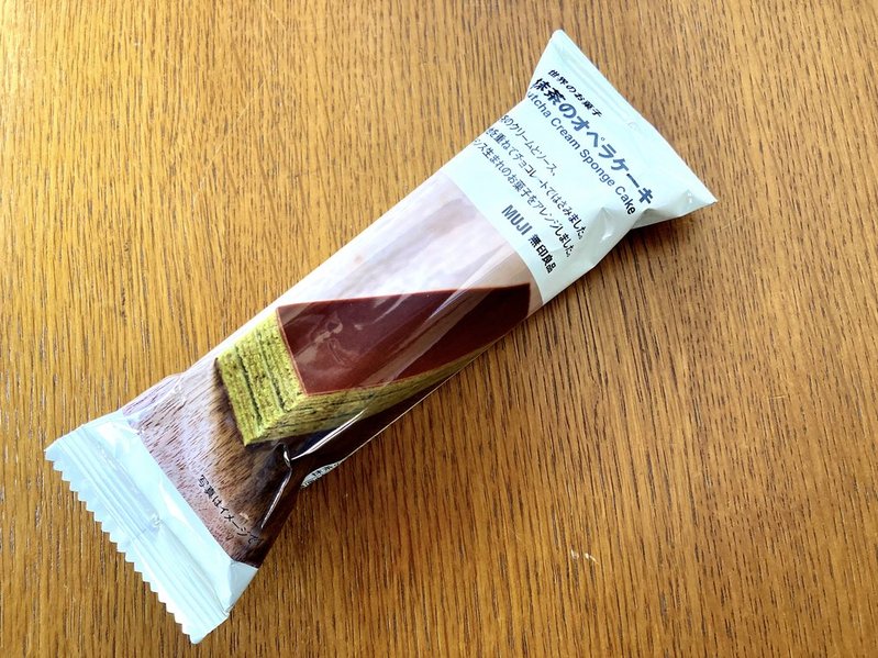 抹茶のオペラケーキ（無印良品）　写真