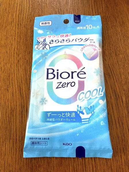 ビオレ Zeroシート ひんやりCOOLタイプ(花王) 写真