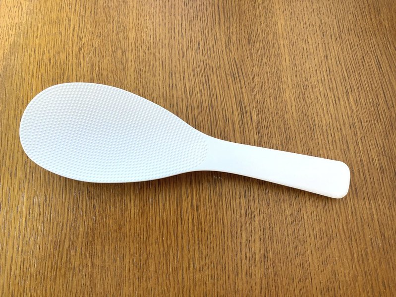 ご飯がつきにくい しゃもじ（無印良品）写真
